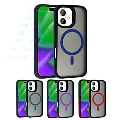 Bicolor Matte Magnetic Translucency Case for iPhone 17 (Only Ground Shipping)