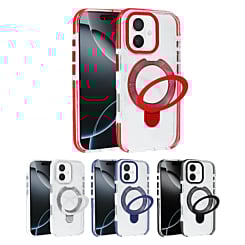 Transparent Case w/ Wireless Charging Kickstand for iPhone 17 (Only Ground Shipping)