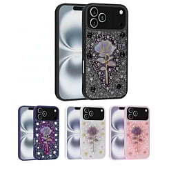 Diamond Rose Crystal Case for iPhone 17 Pro Max (Only Ground Shipping)