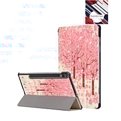 Old Style Notebook Design Case - PINK TREES for Galaxy Tab S10 Ultra / S9 Ultra / S8 Ultra (14.6") (Only Ground Shipping)