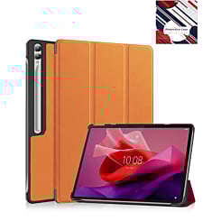 Smart Shockproof Stand Case - ORANGE for Galaxy Tab S10 Ultra / S9 Ultra / S8 Ultra (14.6") (Only Ground Shipping)