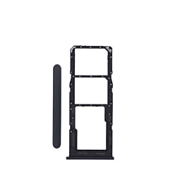 Dual Sim Card Tray for Galaxy A02 (A022 / 2020) (BLACK)
