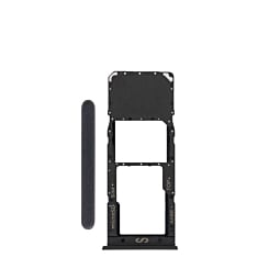 Single Sim Card Tray for Galaxy A02 (A022 / 2020) (BLACK)