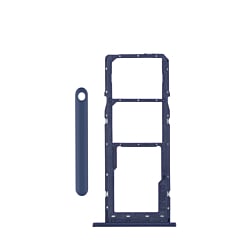 Dual Sim Card Tray for Galaxy A02S (A025 / 2020) / A03 (A035 / 2021) (BLUE)