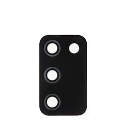 Back Camera Lens with Adhesive for Galaxy A02S (A025 / 2020) (Glass Only) (BLACK)