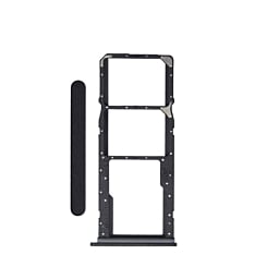 Dual Sim Card Tray for Galaxy A03 Core (A032 / 2021) (BLACK)