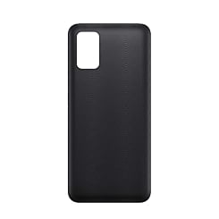 Back Glass for Galaxy A03s (A037 / 2021) (NO LOGO) (International Version) (BLACK) 