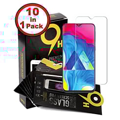 Clear Tempered Glass for Galaxy A10 (A105) (Case Friendly / 2.5D / Pack of 10)