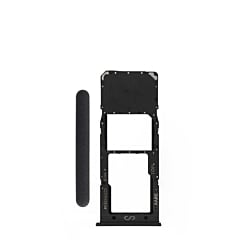 Single Sim Card Tray for Galaxy A12 (A125 / 2020) (BLACK)