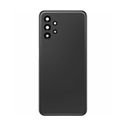 Back Glass for Galaxy A13 (A135 / 2022)  (NO LOGO) (BLACK)
