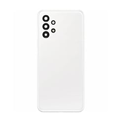 Back Glass for Galaxy A13 (A135 / 2022)  (NO LOGO) (WHITE)