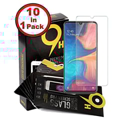 Clear Tempered Glass for Galaxy A20 (A205) (Case Friendly / 2.5D / Pack of 10)