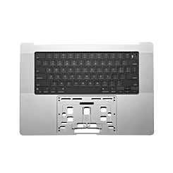 Top Case w/ US Keyboard (SILVER) for MacBook Pro 16" (A2991 / Late 2023)