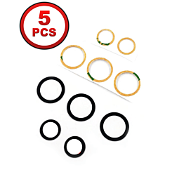 Back Camera Lens w/ Adhesive for Galaxy A32 5G (A326 / 2021) / A32 (A325 / 2021) (Glass Only) (BLACK)