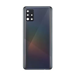 Back Glass for Galaxy A51 4G (A515 / 2019) (NO LOGO) (BLACK)