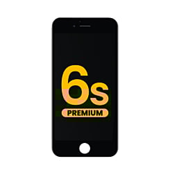 LCD Assembly with Steel Plate for iPhone 6S (Black) (Premium)