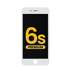 LCD Assembly with Steel Plate for iPhone 6S (White) (Premium)