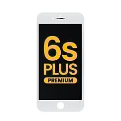 LCD Assembly with Steel Plate for iPhone 6S Plus (White) (Premium)