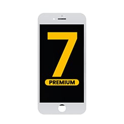 LCD Assembly with Steel Plate for iPhone 7 (White) (Premium)