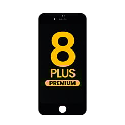 LCD Assembly with Steel Plate for iPhone 8 Plus (Black) (Premium / LG)