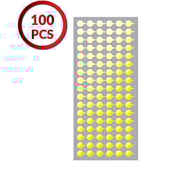 Front Camera FACE ID Anti-Dust Protection Sticker Adhesive (6mm) (Pack of 100) (Not Returnable)