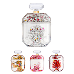 AirPods 1/2 Luxury Glitter Perfume Bottle w/Strap Chain