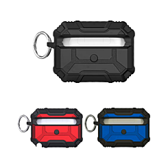 AirPods Pro (2nd Gen) Hard Plastic Transparent Case w/ Keychain