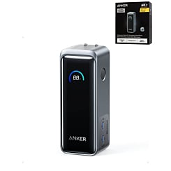 Anker Prime Fusion Power Bank W/ Built-In Wall Charger & Digital Display - (BLACK) (10000mAh / 65W) (Only Ground Shipping)