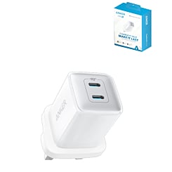Anker 521 Nano Pro Dual Port USB-C Wall Adapter (40W) (WHITE) (Only Ground Shipping)