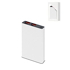 Brookstone Ultra Slim Magsafe Rapid Power Bank - (WHITE) (5,000mAh)