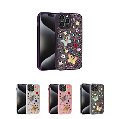 Butterfly Glitter Rhinestone Case for iPhone 12 / 12 Pro (Only Ground Shipping)