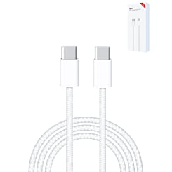 Grab the wholesale deals on the 60W USB C to USB C Fast Charging Cable for iPhone 16, iPhone 15, and iPad series, 3 feet long.