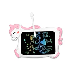 10.5" Kids Writing Doodle Pad - PINK UNICORN (Only Ground Shipping)
