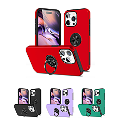 Dual Layer Case with Magnetic Ring for iPhone 14 Pro Max