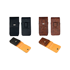 EVO 6" Vertical Leather Pouch