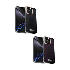 EVO Carbon Design Leather Slim Case for iPhone 16 Pro Max (Only Ground Shipping)