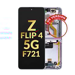 OLED Assembly with Frame for Galaxy Z Flip 4 F721 (BLUE) (US and International) (Service Pack)