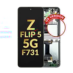 OLED Assembly with Frame for Galaxy Z Flip 5 F731 (CREAM) (US and International) (Service Pack)