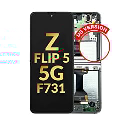 OLED Assembly with Frame for Galaxy Z Flip 5 F731 (GRAPHITE) (US and International) (Service Pack)