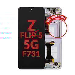 OLED Assembly with Frame for Galaxy Z Flip 5 F731 (LAVENDER) (US & International) (Aftermarket OLED)
