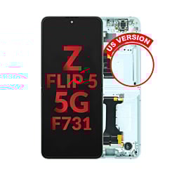OLED Assembly with Frame for Galaxy Z Flip 5 F731 (MINT) (US & International) (Aftermarket OLED)