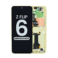 OLED Assembly with Frame for Galaxy Z Flip 6 F741 (YELLOW) (US & International) (Service Pack)