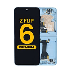 OLED Assembly with Frame for Galaxy Z Flip 6 F741 (BLUE) (US & International) (Premium)