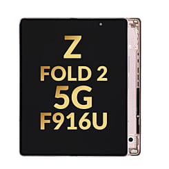 OLED Assembly with Frame for Galaxy Z Fold 2 F916U (MYSTIC BRONZE) (Service Pack)