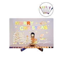 Light-Up Message Writing Board w/ Ledstand & Markers (Only Ground Shipping)