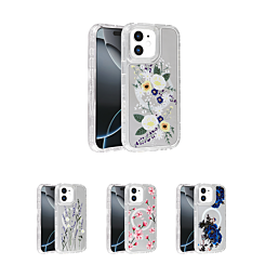 Flower Design Transparent Case w/ Wireless Charger for iPhone 11 (Only Ground Shipping)