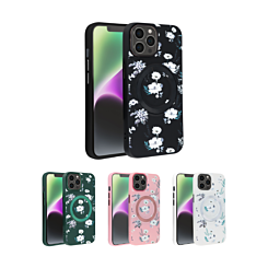 Flower Design Wireless Charging Case for iPhone 14 Pro Max (Only Ground Shipping)