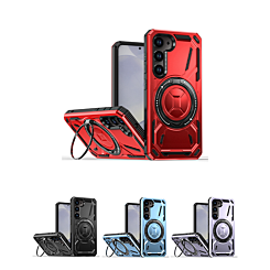 Full-Body Rugged Shockproof Case w/Built-in Ring Holder for Galaxy S25 (Only Ground Shipping)