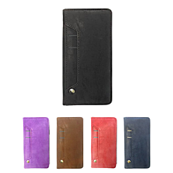 Galaxy S20 Ultra Genuine Leather Magnetic Wallet Case w/Credit Card Slot