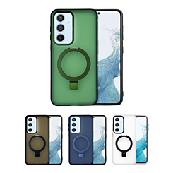 Galaxy S23 FE Carbon Wireless Charging Case w/ Ring Stand